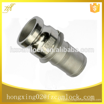 china supplier camlock coupling stainless steel quick coupling type E